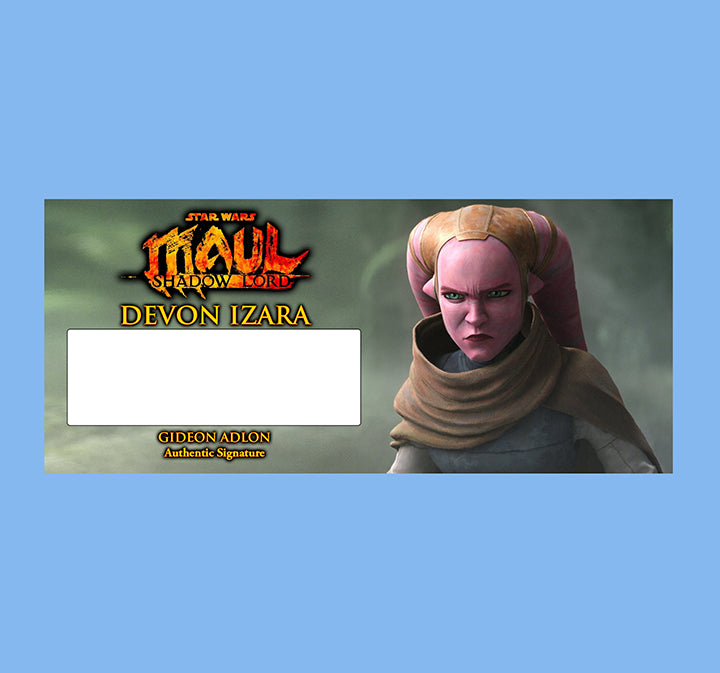 GIDEON ADLON -  DEVON IZARA - MAUL SHADOW LORD - BRUSHED METAL