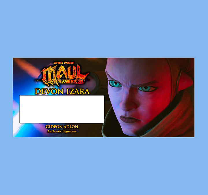 GIDEON ADLON -  DEVON IZARA - MAUL SHADOW LORD - BRUSHED METAL