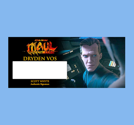 SCOTT WHYTE -  DRYDEN VOS - MAUL SHADOW LORD - BRUSHED METAL
