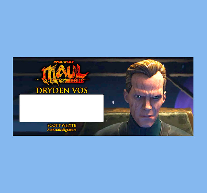 SCOTT WHYTE -  DRYDEN VOS - MAUL SHADOW LORD - BRUSHED METAL
