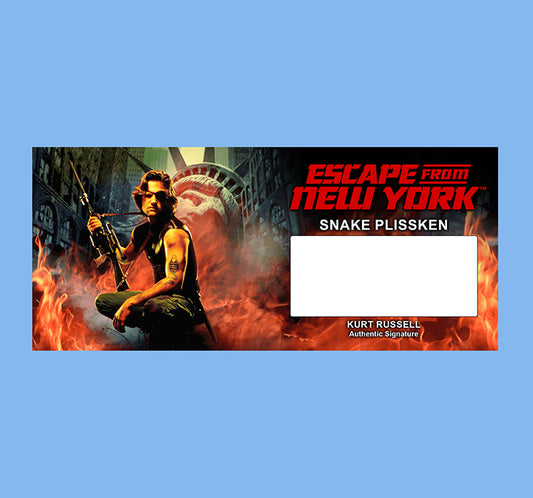 KURT RUSSELL - PLAQUES - BRUSHED METAL