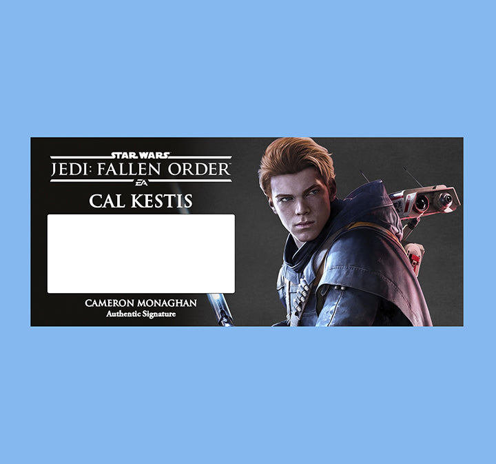 CAMERON MONAGHAN -  CAL KESTIS - JEDI SURVIVOR / FALLEN ORDER- BRUSHED METAL