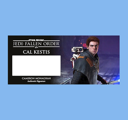CAMERON MONAGHAN -  CAL KESTIS - JEDI SURVIVOR / FALLEN ORDER- BRUSHED METAL
