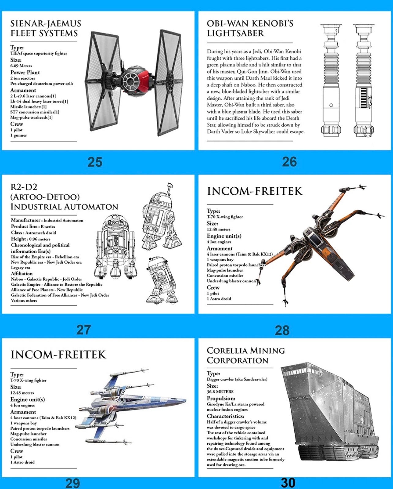 STAR WARS SPECIFICATION PLAQUES - BRUSHED METAL