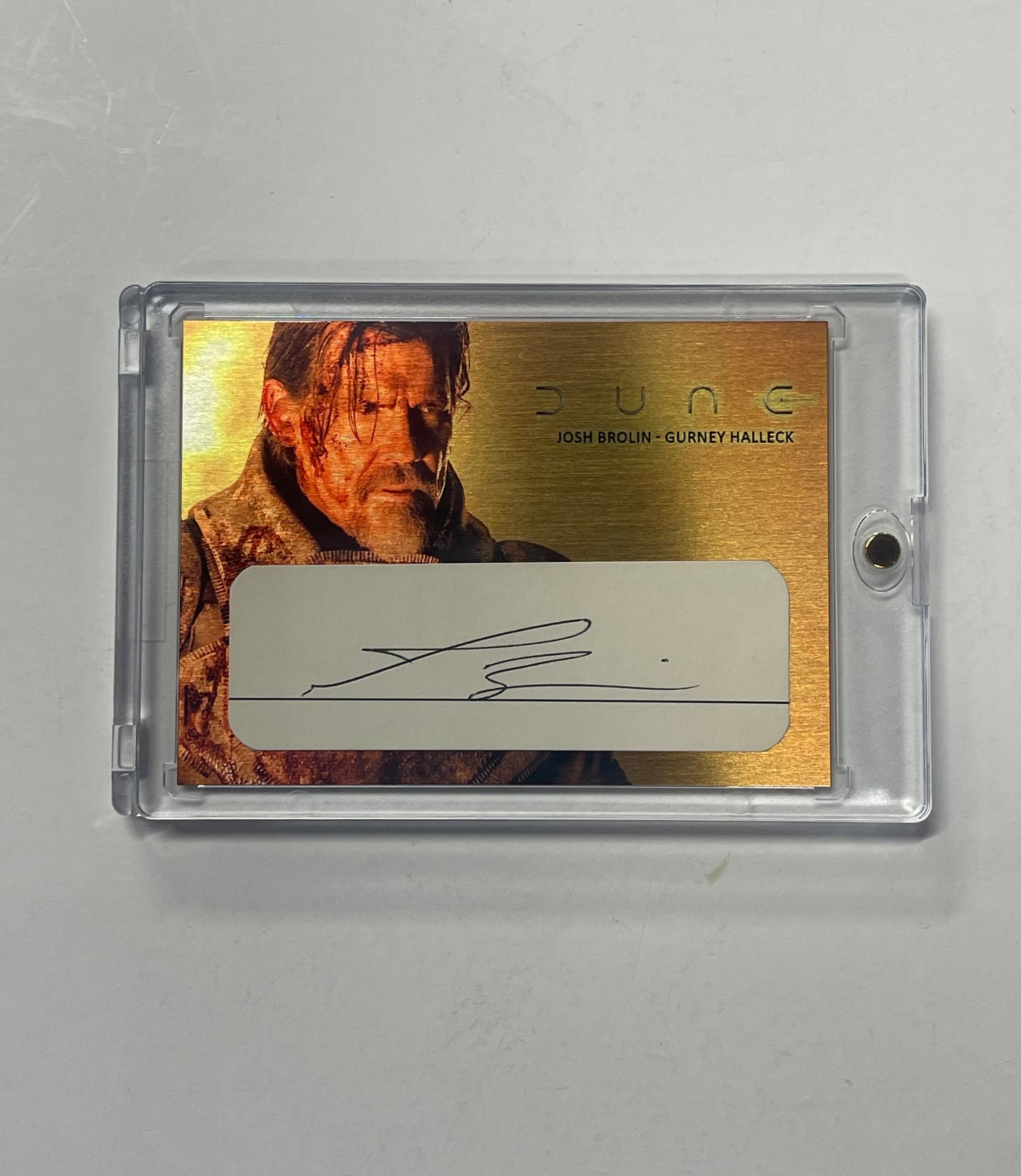 METAL TRADING CARD SIGNATURE CUT - DUNE