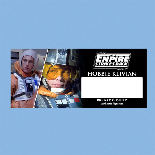 RICHARD OLDFIELD - Hobbie Klivian - ESB - PLAQUE - BRUSHED METAL