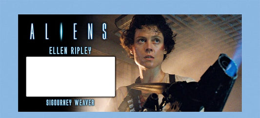 Sigourney Weaver -  ALIENS - BRUSHED METAL