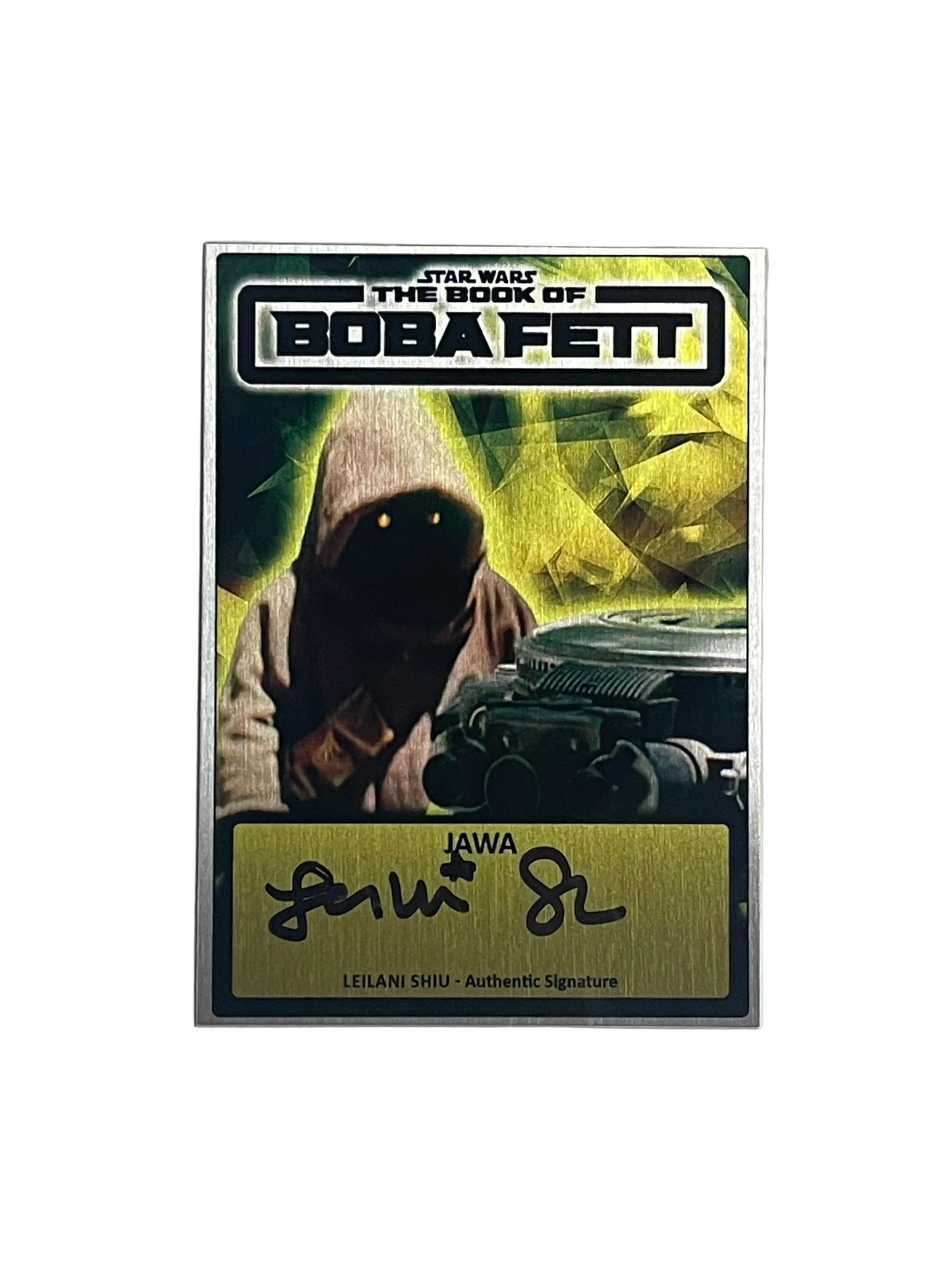 LEILANI SHIU - JAWA - BOOK OF BOBA FETT TV SHOW - 2.5X3.5 PLAQUE