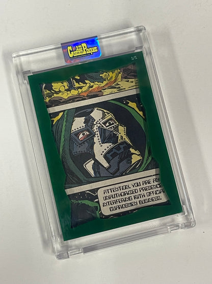 1/1 TRADING CARDS - DOOM 2099 COMIC