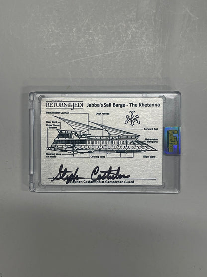 STEPHEN COSTANTINO - JABBA'S SAIL BARGE - RETURN OF THE JEDI in MAGNET CASE