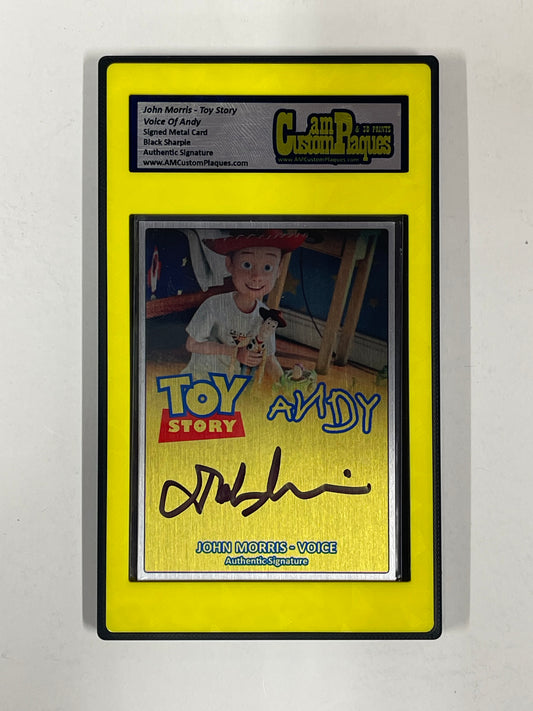JOHN MORRIS - ANDY - TOY STORY v1 - SLABED CARD