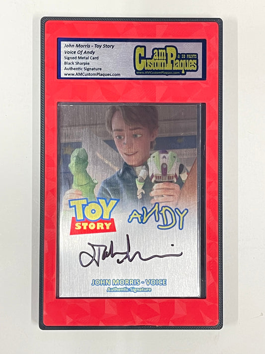 JOHN MORRIS - ANDY - TOY STORY v2 - SLABED CARD