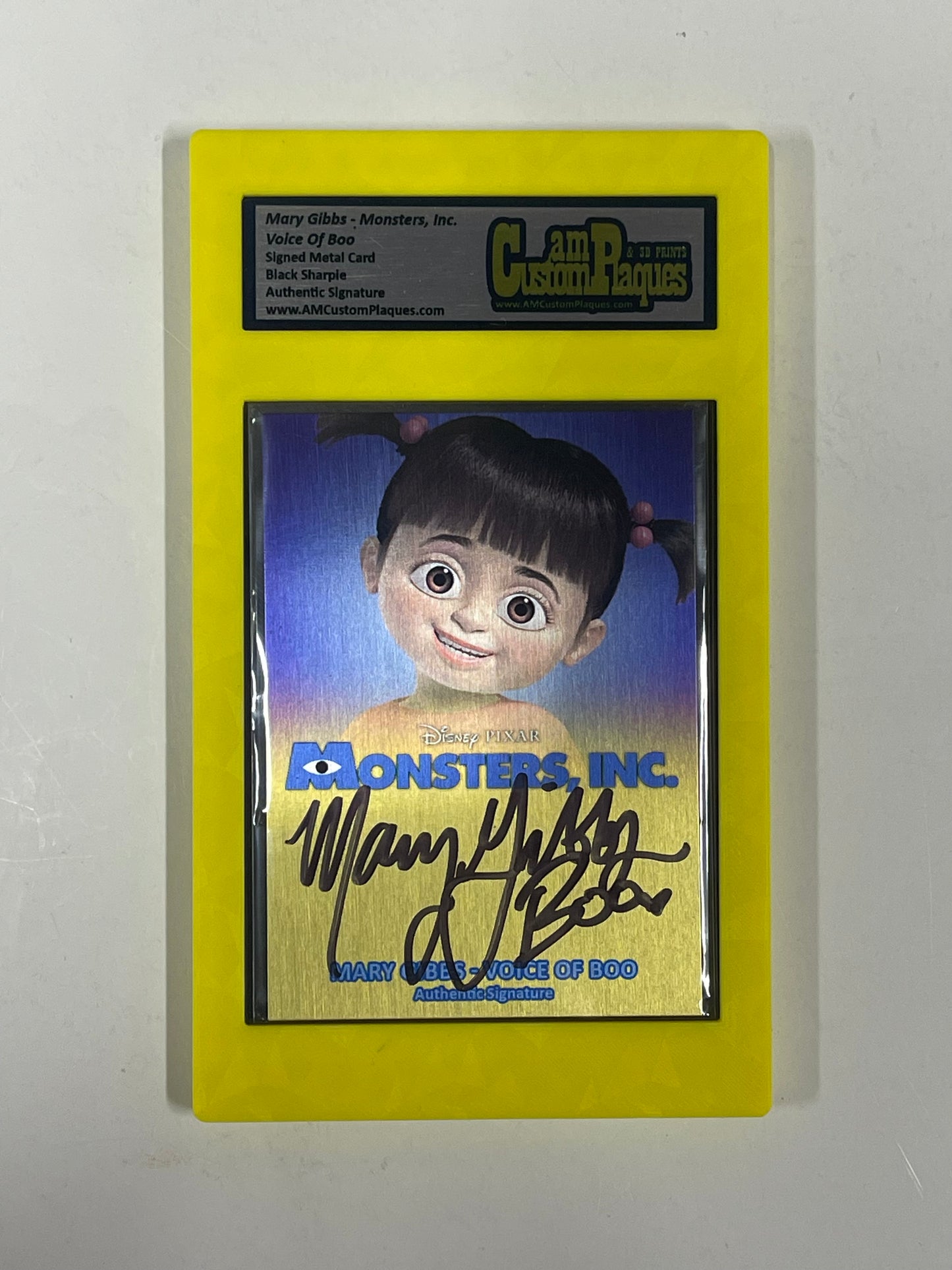 MARY GIBBS - BOO - MONSTERS, INC. - SLABED CARD - V3