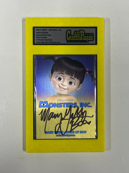 MARY GIBBS - BOO - MONSTERS, INC. - SLABED CARD - V3