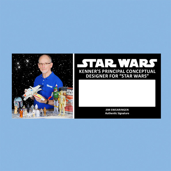 JIM SWEARINGEN - KENNER - PLAQUE - BRUSHED METAL