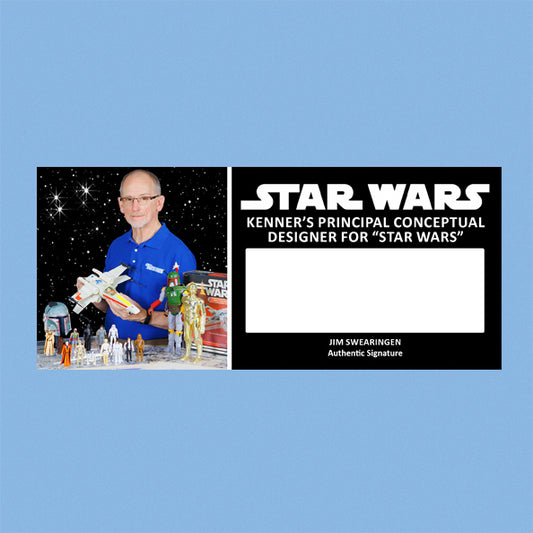 JIM SWEARINGEN - KENNER - PLAQUE - BRUSHED METAL
