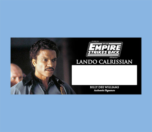 BILLY DEE WILLIAMS - LANDO CALRISSIAN - PLAQUES - BRUSHED METAL