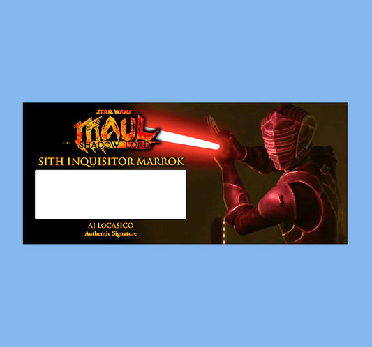 AJ LOCASCIO -  MARROK - MAUL SHADOW LORD - BRUSHED METAL