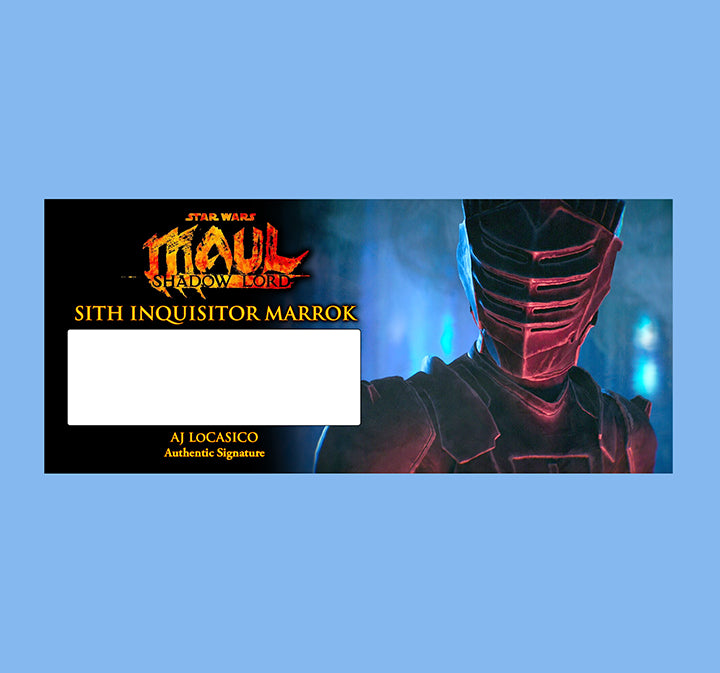 AJ LOCASCIO -  MARROK - MAUL SHADOW LORD - BRUSHED METAL