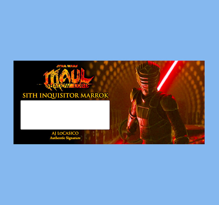 AJ LOCASCIO -  MARROK - MAUL SHADOW LORD - BRUSHED METAL
