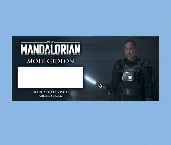GIANCARLO ESPOSITO - MOFF GIDEON - PLAQUES - BRUSHED METAL