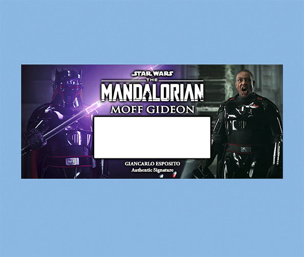 GIANCARLO ESPOSITO - MOFF GIDEON - PLAQUES - BRUSHED METAL