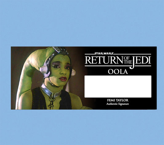 Femi Taylor - OOLA - RETURN OF THE JEDI - PLAQUE - BRUSHED METAL