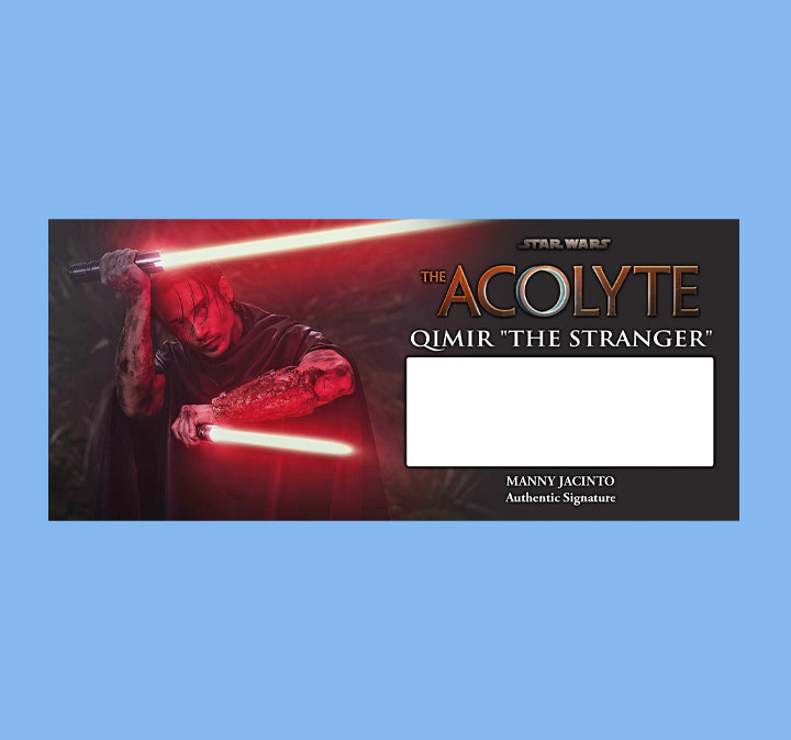 Manny Jacinto - QIMIR - THE STRANGER - PLAQUES - BRUSHED METAL
