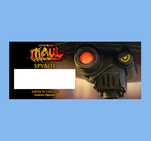 DAVID W. COLLINS -  SPYBOT - MAUL SHADOW LORD - BRUSHED METAL