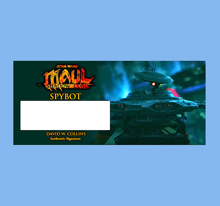 DAVID W. COLLINS -  SPYBOT - MAUL SHADOW LORD - BRUSHED METAL