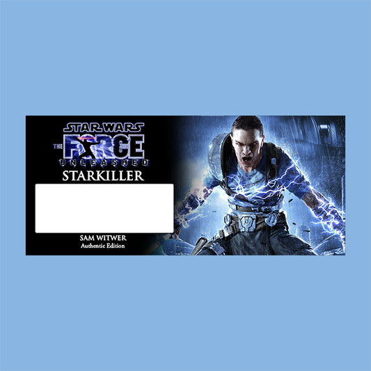 SAM WITWER - STARKILLER - PLAQUES - BRUSHED METAL