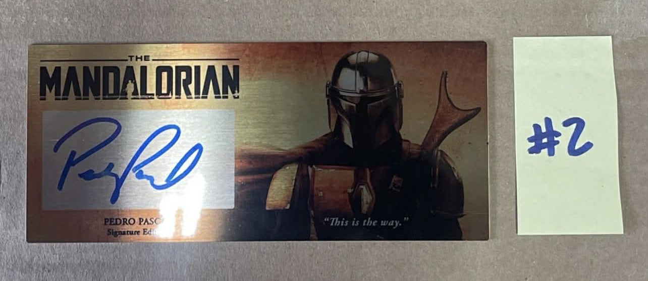 PEDRO PASCAL - THE MANDALORIAN - 3X7 PLAQUE