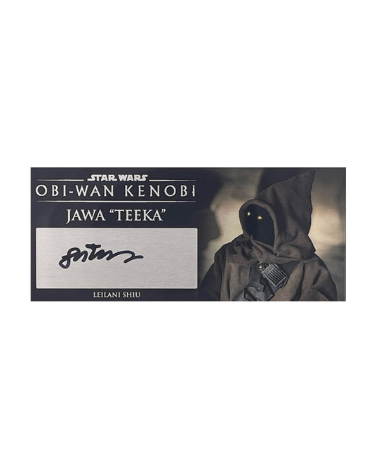 LEILANI SHIU - JAWA - OBI-WAN KENOBI TV SHOW - 3X7 PLAQUE V2