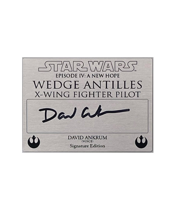 DAVID ANKRUM - WEDGE ANTILLES - A NEW HOPE - 2.5x3.5 PLAQUE