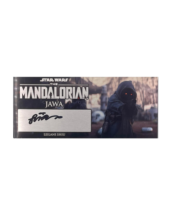 LEILANI SHIU - JAWA - THE MANDALORIAN TV SHOW - 3X7 PLAQUE