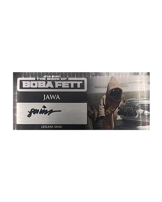 LEILANI SHIU - JAWA - THE BOOK OF BOBA FETT TV SHOW - 3X7 PLAQUE