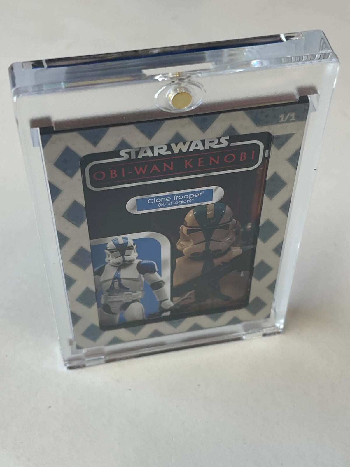 1/1 TRADING CARDS - 501ST CLONE TROOPER CARDBACK