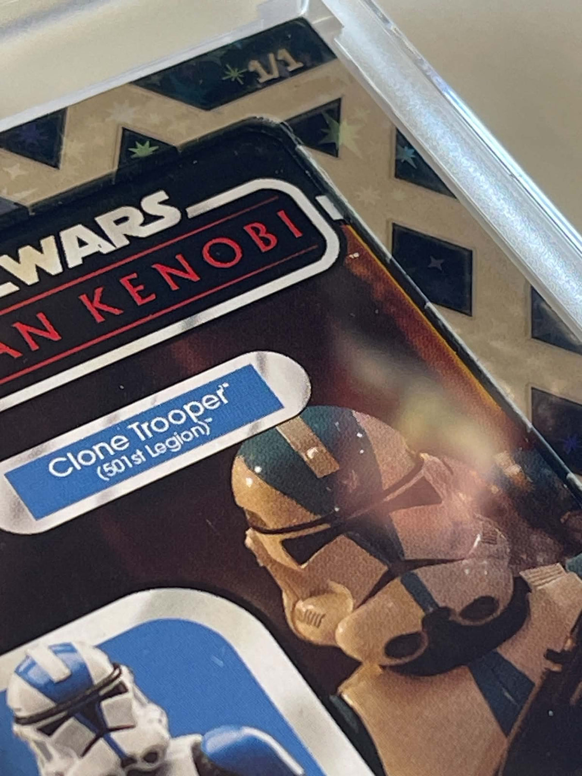 1/1 TRADING CARDS - 501ST CLONE TROOPER CARDBACK