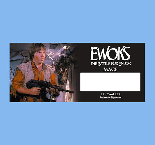 ERIC WALKER - MACE - EWOKS THE BATTLE FOR ENDOR - BRUSHED METAL