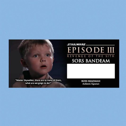 ROSS BEADMAN - Sors Bandeam - ROTS - PLAQUE - BRUSHED METAL