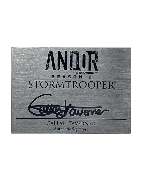 CALLAN TAVERNER - STORMTROOPER - ANDOR - 2.5x3.5 PLAQUE