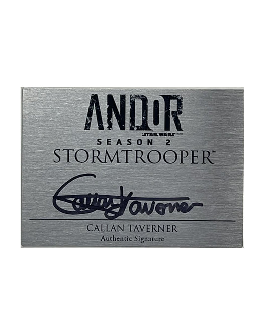 CALLAN TAVERNER - STORMTROOPER - ANDOR - 2.5x3.5 PLAQUE