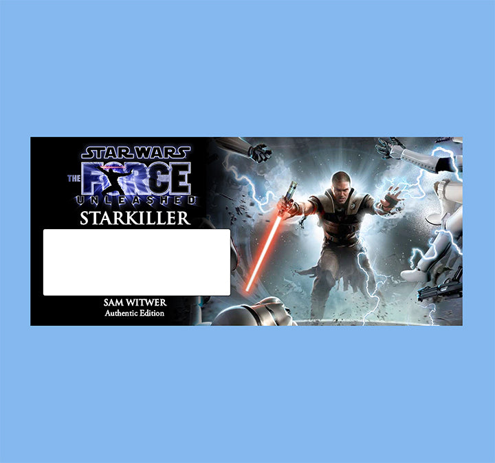 SAM WITWER - STARKILLER - PLAQUES - BRUSHED METAL